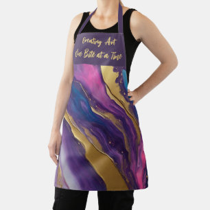 Creating Art One Bite at a Time- Abstract Apron