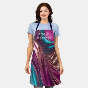 Creating Art One Bite at a Time- Modern Abstract- Apron