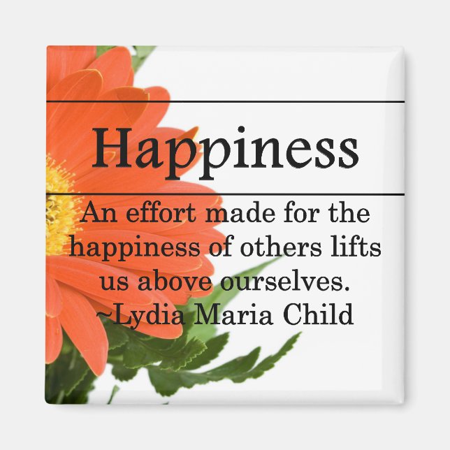 Creating Happiness for Others Magnet (Front)