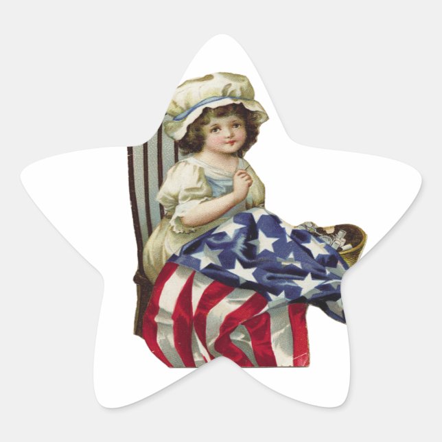 Creating the Flag Star Sticker (Front)