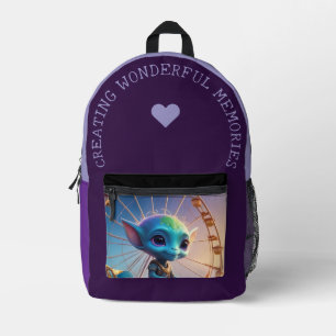 Creating Wonderful Memories  Printed Backpack
