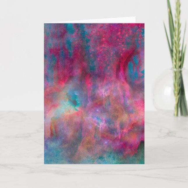 "Creation" Fantasy World Greeting Card (Front)
