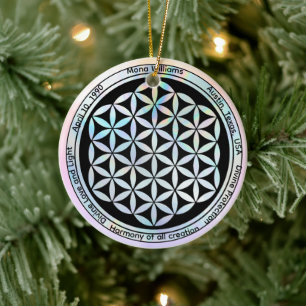 Creation Harmony Symbol Ceramic Ornament