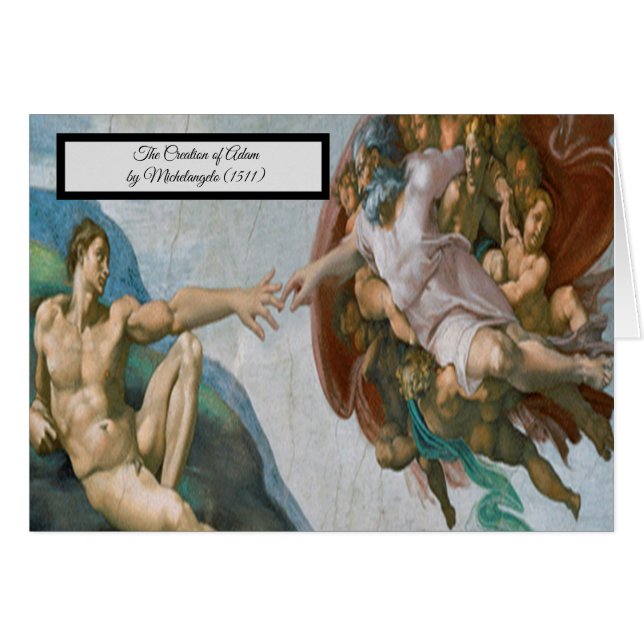 Creation of Adam by Michelangelo (Front Horizontal)