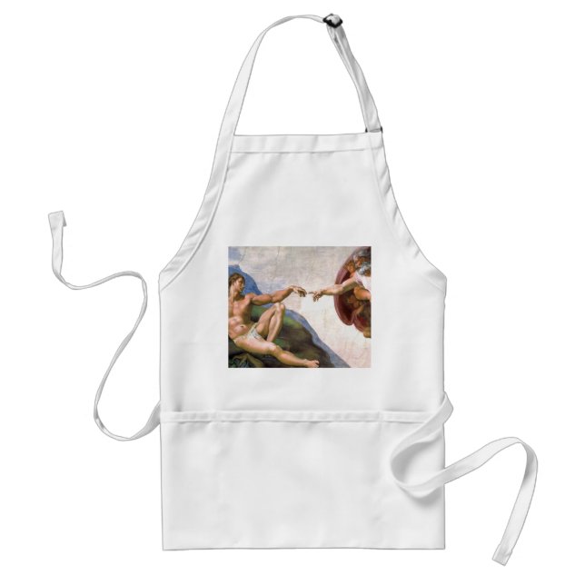 Creation of Adam by Michelangelo Standard Apron (Front)