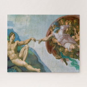 Creation of Adam - Michelangelo 1475 - 1564 Jigsaw Puzzle