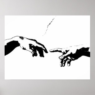 Creation of Adam Poster