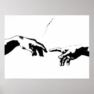 Creation of Adam Poster