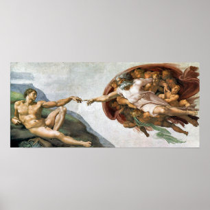 Creation of Adam Poster