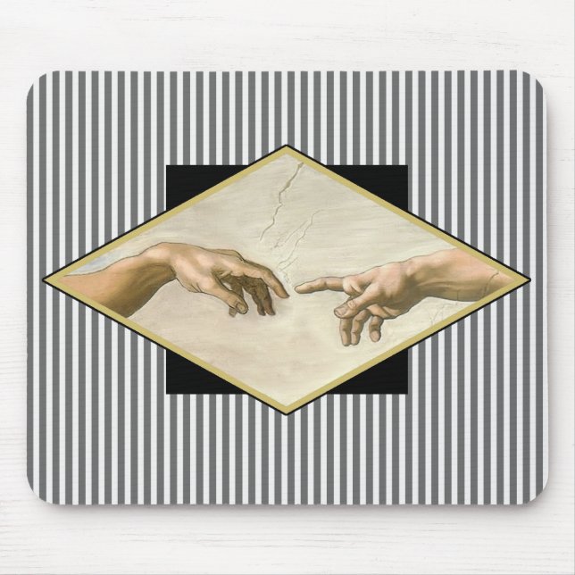 Creation of Adam Stripes Mouse Pad (Front)