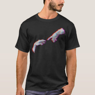 Creation of Adam Vaporwave Aesthetic Italian Art g T-Shirt