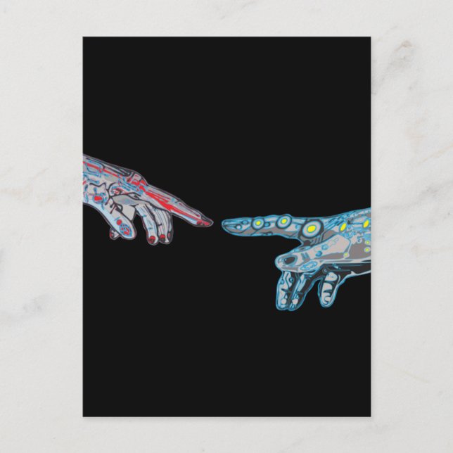 Creation of Cyber-Adam Postcard (Front)