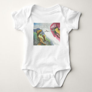 "Creation of T-Rex" Baby Bodysuit