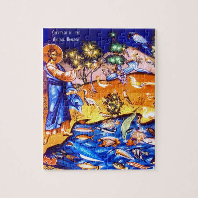 Creation of the Animal Kingdom Jigsaw Puzzle (Vertical)