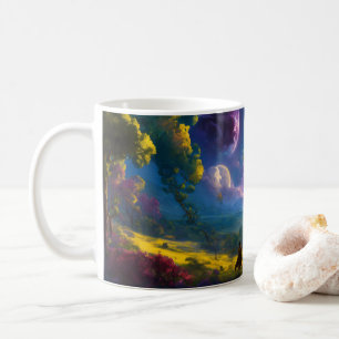 Creation of the World – Enchanting Children's Artw Coffee Mug