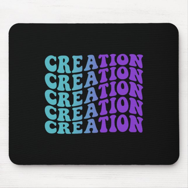 Creation Prevention Awareness Mouse Pad (Front)