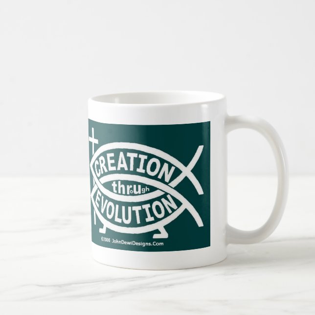 CREATION THRoUgh EVOLUTION Coffee Mug (Right)