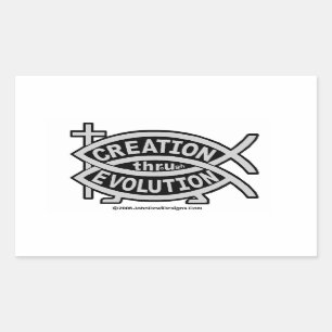 CREATION THRoUgh EVOLUTION Sticker