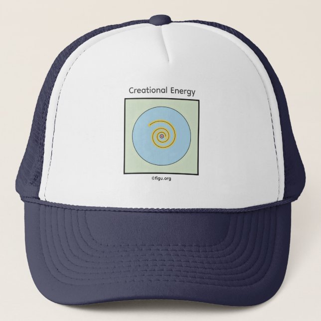 Creational Energy Symbol Trucker Hat (Front)