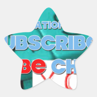 Creationartist7 Youtube Channel 326 Star Sticker