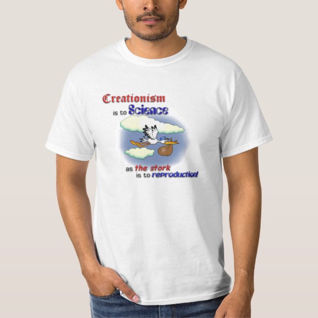 Creationism vs Science T-Shirt (Front)