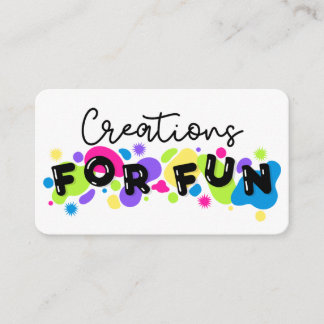 Creations for FUN_B Business Card