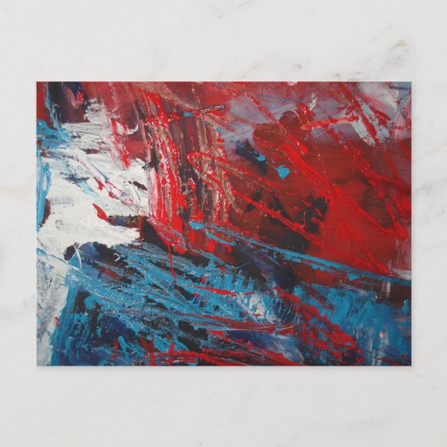 Creative Abstract Art Decor Postcard (Front)