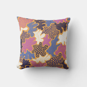 Creative abstract background with bright spots ele cushion