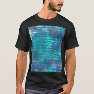 Creative abstract blue background design. T-Shirt