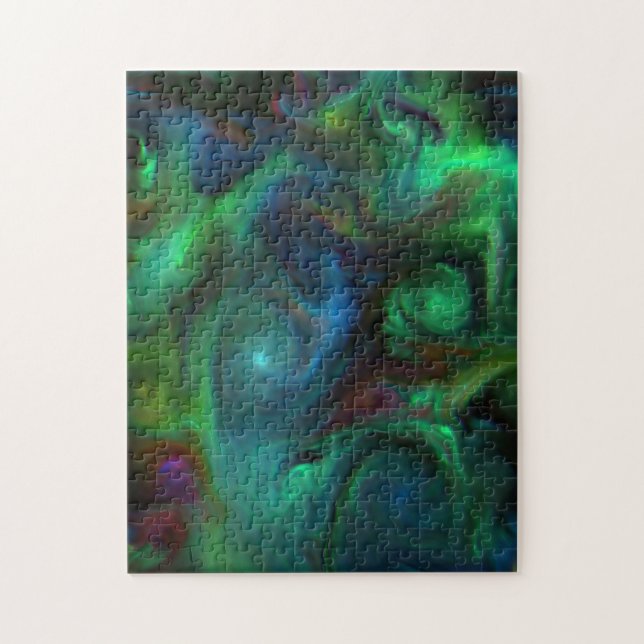 Creative abstract fluid fog photo jigsaw puzzle (Vertical)