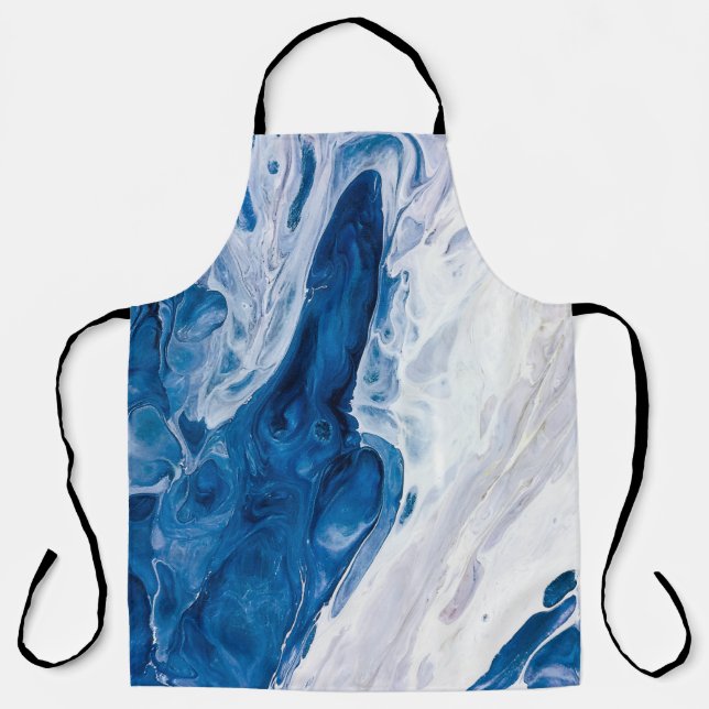 Creative abstract hand painted background, wallpap apron (Front)