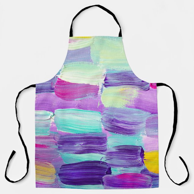 Creative abstract hand painted background, wallpap apron (Front)