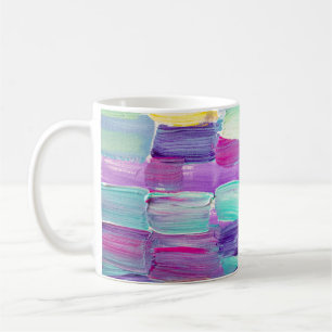 Creative abstract hand painted background, wallpap coffee mug