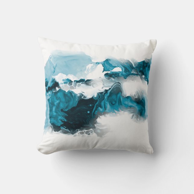 Creative abstract hand painted background, wallpap cushion (Front)