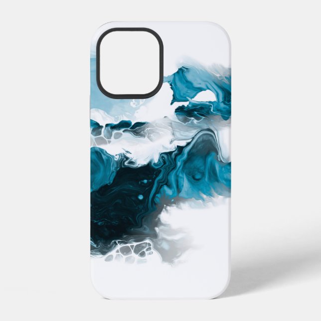 Creative abstract hand painted background, wallpap iPhone case (Back)