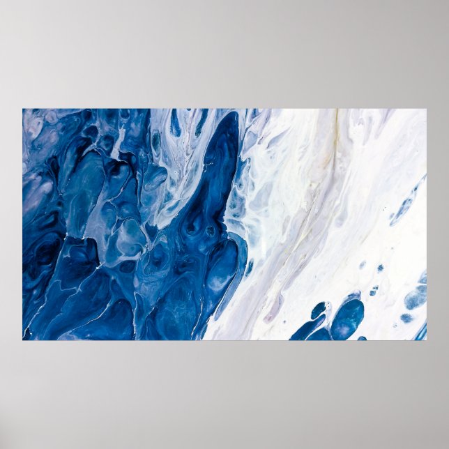 Creative abstract hand painted background, wallpap poster (Front)