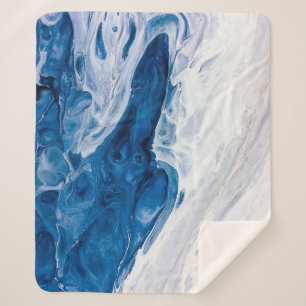 Creative abstract hand painted background, wallpap sherpa blanket