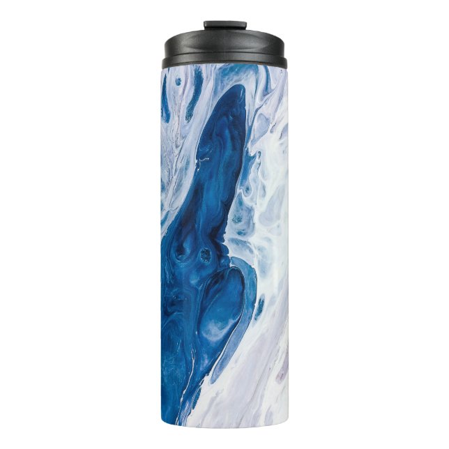 Creative abstract hand painted background, wallpap thermal tumbler (Front)