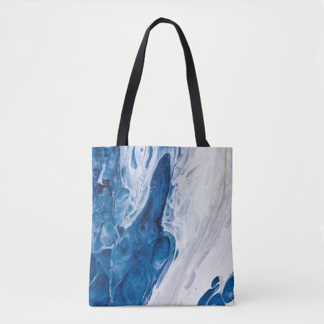 Creative abstract hand painted background, wallpap tote bag (Front)