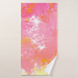 Creative abstract painting. Background with artist Bath Towel