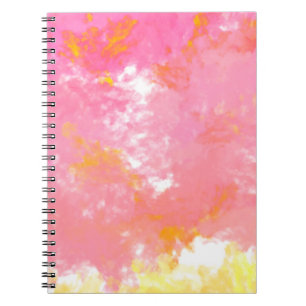 Creative abstract painting. Background with artist Notebook