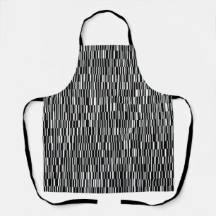 Creative, abstract, urban geometric pattern apron