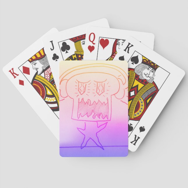Creative and cool. playing cards (Back)