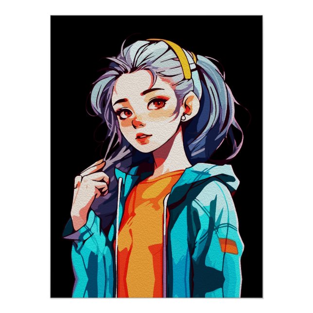 Creative Anime Wall Art | Girls 12 (Front)