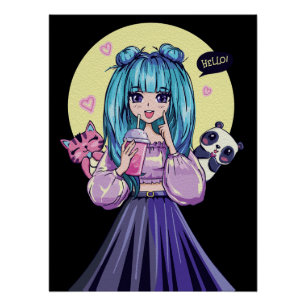 Creative Anime Wall Art   Girls 20