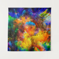 Creative arrangement of fractal elements, lights a