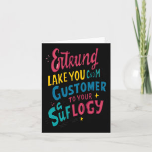Creative Art Design Sticker Card