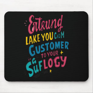 Creative Art Design Sticker  Mouse Pad