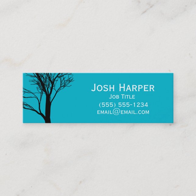 Creative Art Tree Mini Business Card (Front)