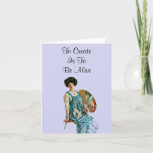 Creative Artist Note Card